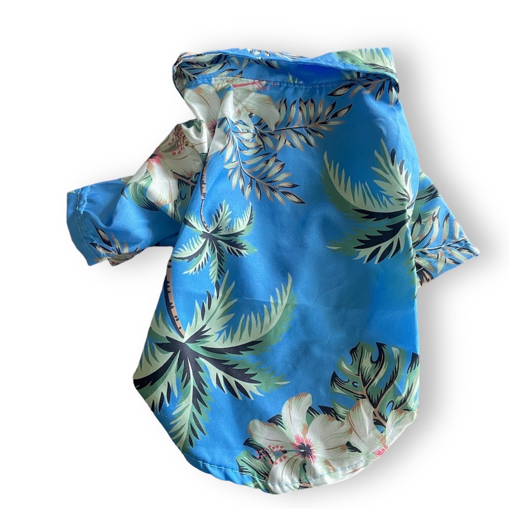 Hawaiian Dog / Cat Shirt For Small Dog Clothes - Chihuahua, Yorkshire, Puppy - Picture 3 of 5